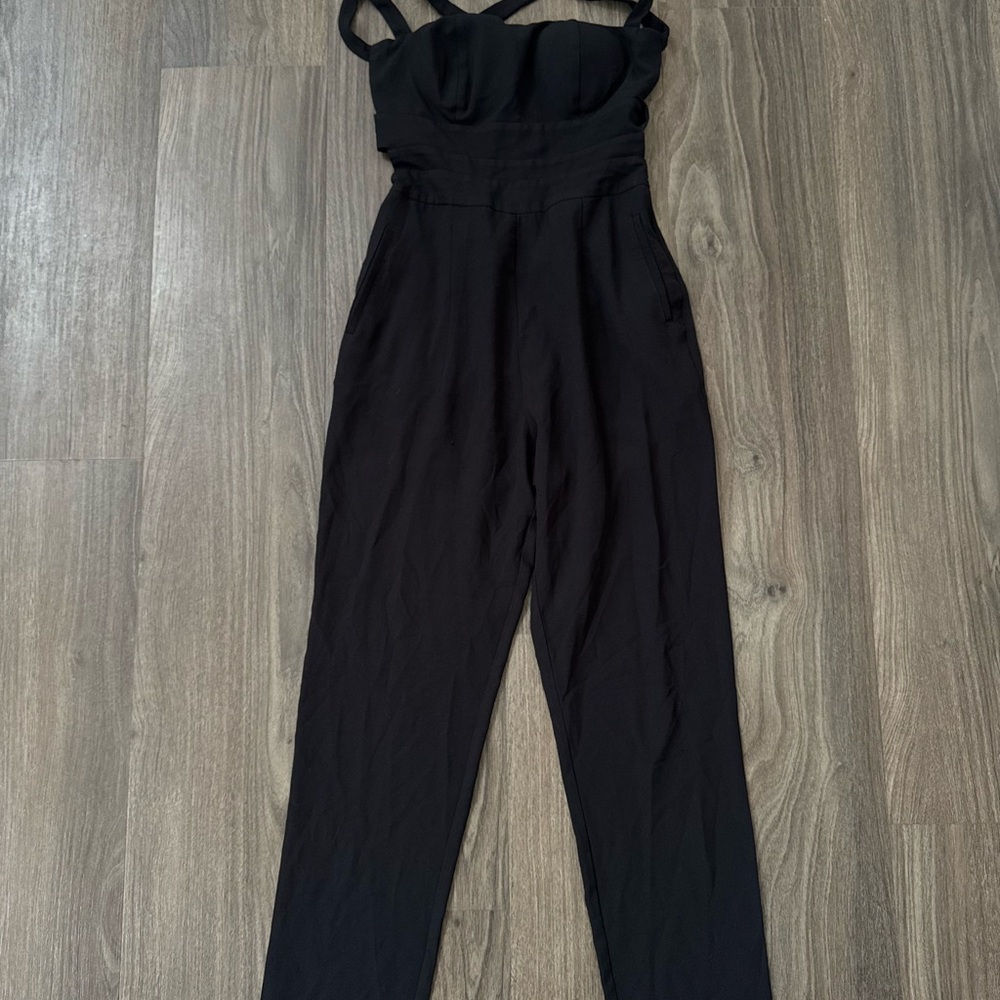 Black Strappy Jumpsuit